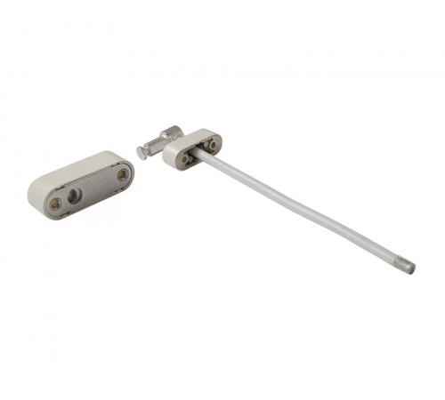 Блокиратор поворота ELEMENTIS "Топаз" с тросиком и ключом белый RAL 9016