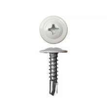 Саморез прессшайба сверло 4,2*16 (9016) бел. (100 шт.)