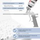 Профессиональная зимняя пена монтажная PROFF PURE CLOUD 'БЕЛОЕ ОБЛАКО'