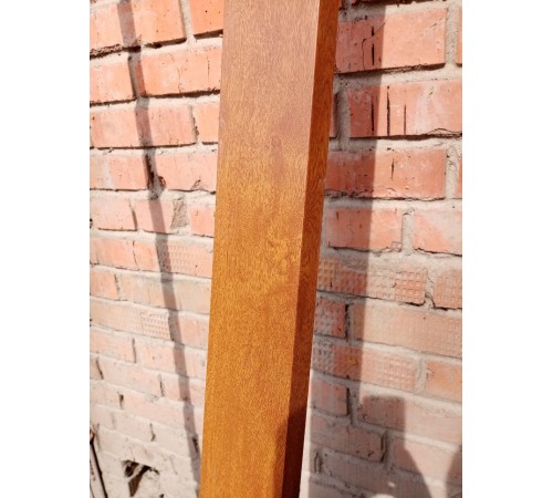 "Кашированный (золотой дуб) уголок 100х25 с большой полкой (90°) для стильной отделки" 3000мм