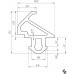 Уплотнитель для ремонта окон KBE 228 ремонтный