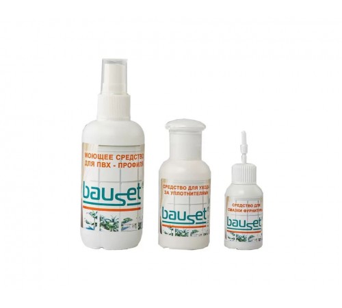 Набор BAUSET по уходу за окнами ПВХ в блистере (100+50+18) мл