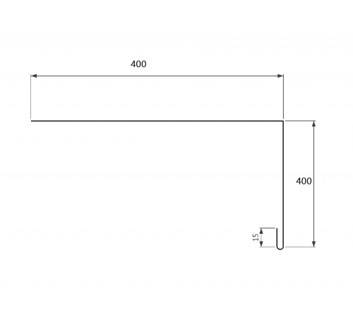 Наружный металлический откос 400мм покрашен по RAL для защиты вашего дома Наружный металлический откос 400мм покрашен по RAL для защиты вашего дома