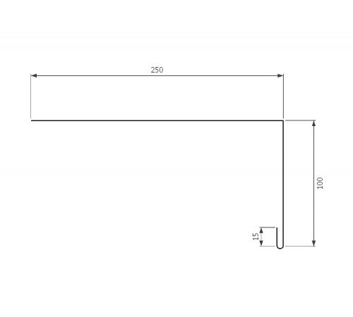 Идеальный Наружный металлический откос 250мм для защиты вашего дома