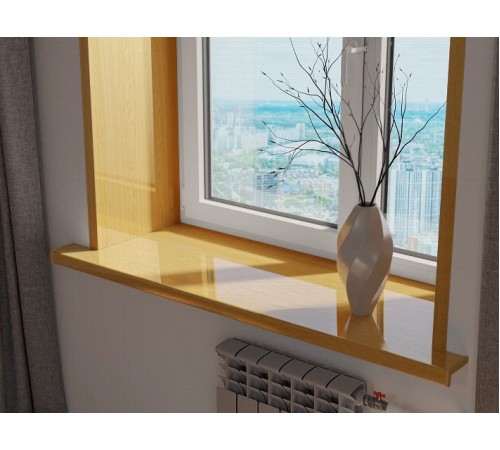 Комплект пластиковых откосов Crystallit 350*3000*3000 мм. Дуб натуральный глянец - идеальное решение для вашего интерьера!