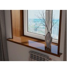 Комплект пластиковых откосов Crystallit 350*1500*1500 мм. Орех глянец