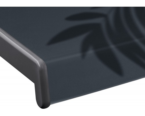 Подоконник Crystallit 600 мм: элегантный графитовый шик