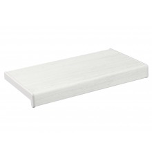 Подоконник Crystallit 100 мм, белый дуб фактура под дерево.