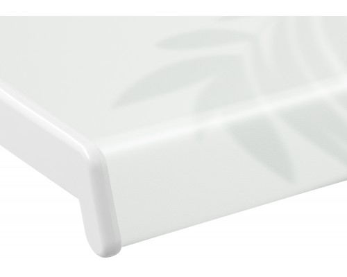Подоконник Crystallit 400 мм: изысканный белый матовый дизайн
