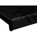 Подоконник Crystallit 600 мм: стильный и элегантный Ультрамат черный