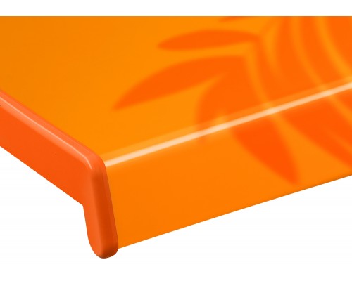 Подоконник Crystallit 250 мм: великолепный оранжевый блеск