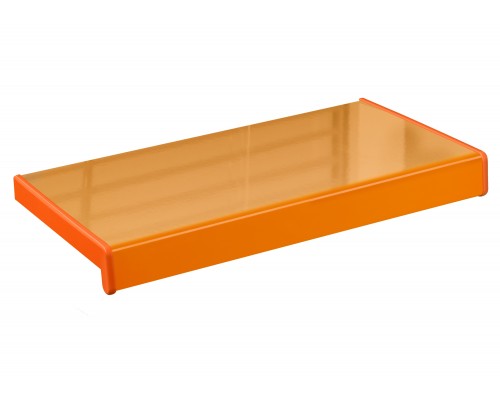 Подоконник Crystallit 500 мм: искусство оранжевого глянца