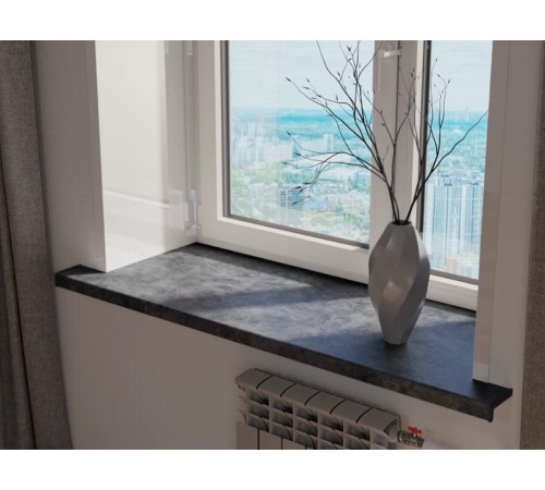 Подоконник Crystallit 150 мм, Альпийский шифер.