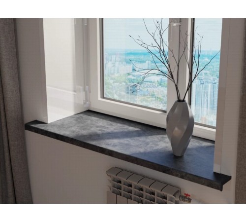 Подоконник Crystallit 150*1500 мм, Альпийский шифер.