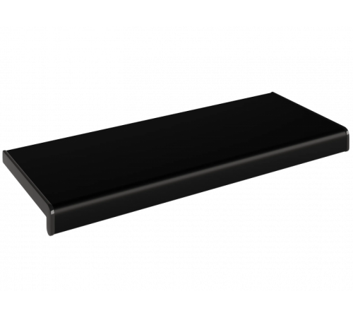 Подоконник Crystallit 100 мм, Черный бархат clean touch
