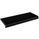 Подоконник Crystallit 100*2500 мм, Черный бархат clean touch