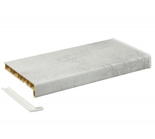 Подоконник Crystallit 200*2500 мм, Антик серый (бетон)