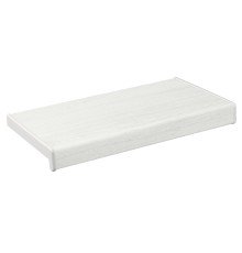 Подоконник Crystallit 200 мм, белый дуб фактура под дерево.