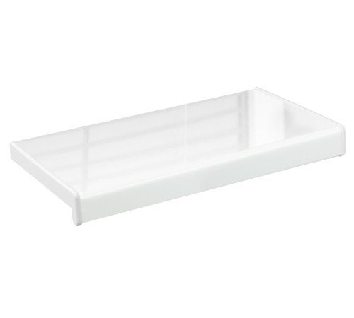 Подоконник Crystallit 100 мм, белый глянцевый.