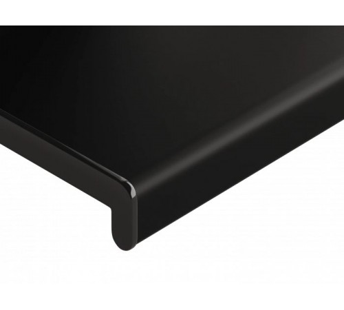 Подоконник Crystallit 100 мм, Черный бархат clean touch