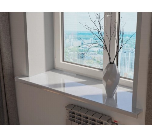 Подоконник Crystallit 150*1000 мм, мрамор глянцевый.