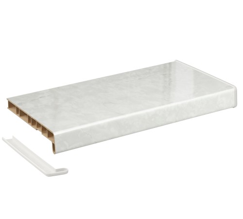 Подоконник Crystallit 500 мм, мрамор глянцевый. (2 кап.)