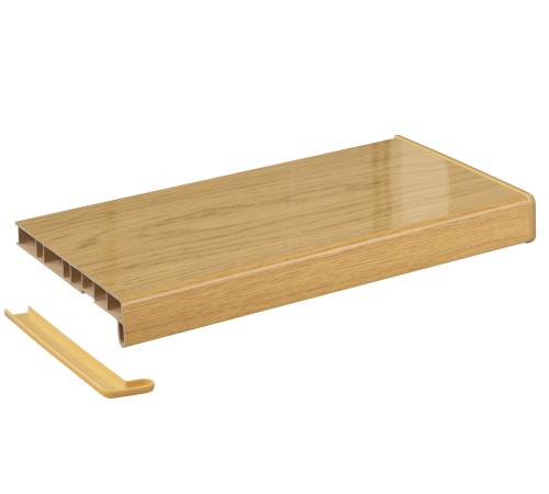 Подоконник Crystallit 500*2000 мм, дуб натуральный глянцевый.