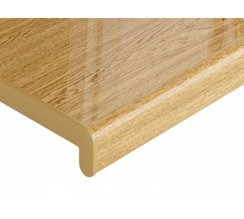 Подоконник Crystallit 100*1000 мм, дуб натуральный глянцевый.