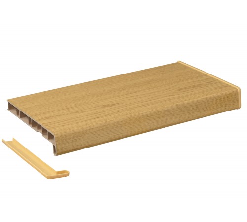 Подоконник Crystallit 100*2000 мм, дуб натуральный матовый.