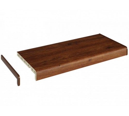 Подоконник Crystallit 350 мм, орех матовый.