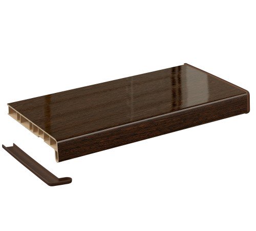 Подоконник Crystallit 350 мм, венге глянцевый.