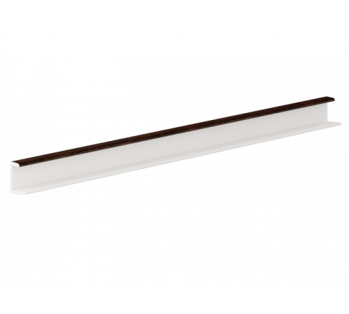 Стартовый элемент для подоконника Crystallit в матовом венге