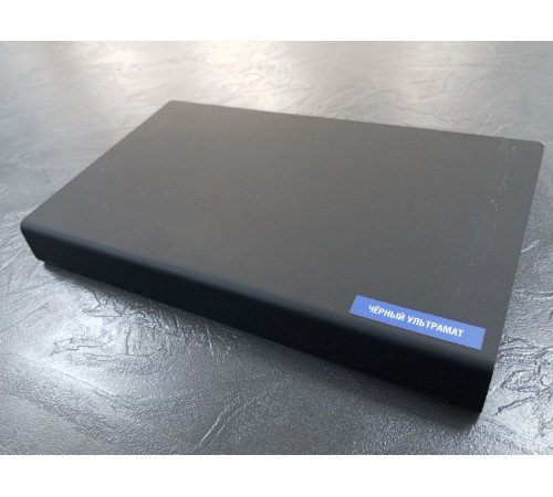 Подоконник Moeller 350*1900 мм, черный ультраматовый (clean-touch)