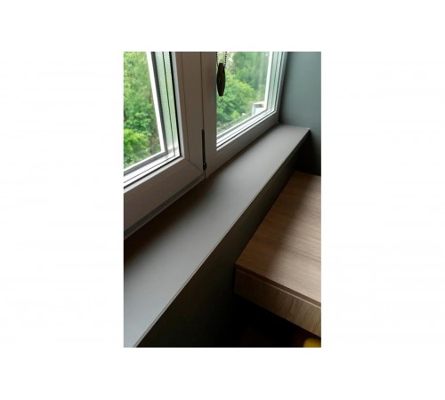 Подоконник Moeller LD 40, 200*1000 мм, серый (clean-touch)