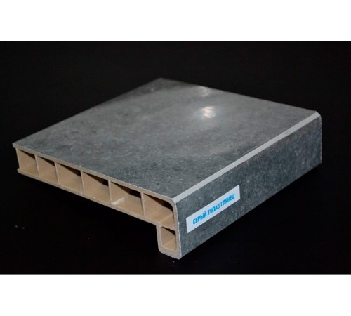 Подоконник  пластиковый Moeller LD 40, 400 мм, серый топаз