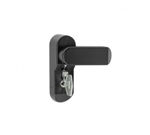 Блокиратор открывания окна INTERNIKA флажковый с ключом черный RAL 9005