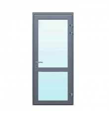Дверь 950*2100 алюминиевая одностворчатая.  Серия "Коттедж" 