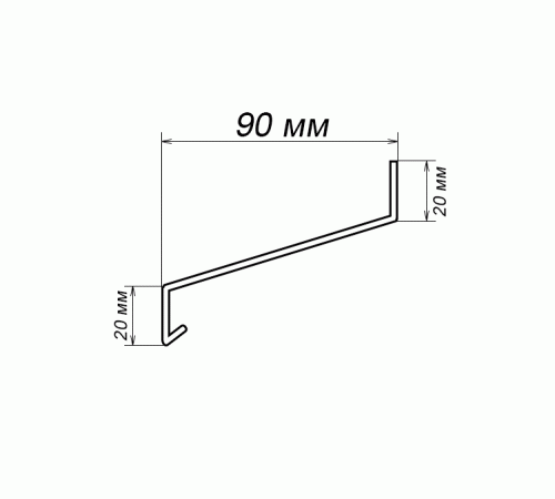 Купить Отлив для цоколя 90 мм: надежная защита и эстетический внешний вид вашего дома