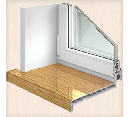 Панель откоса Crystallit Натуральный Дуб Глянец 700*2000 мм.