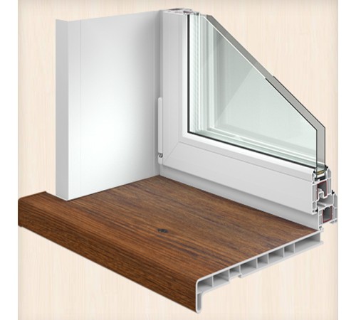 Панель откоса Crystallit Орех Мат 700*3000 мм.