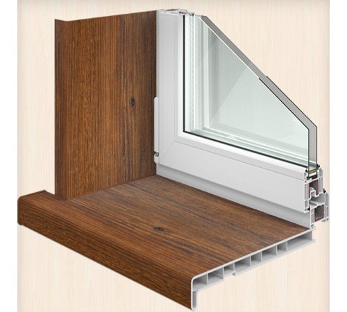 Панель откоса Crystallit Орех Мат 350*2000 мм.