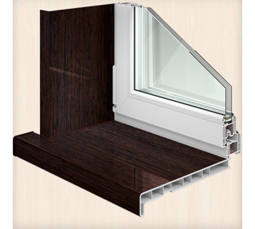 Панель откоса Crystallit Венге Глянец 700*1500 мм.