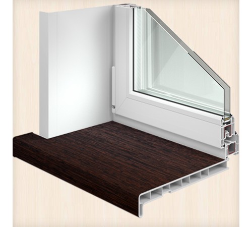 Панель откоса Crystallit Венге Матовый 700*3000 мм.