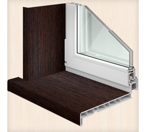 Панель откоса Crystallit Венге Матовый 700*3000 мм.