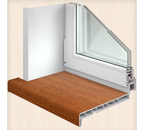 Панель откоса Crystallit Золотой Дуб Матовый 350*1500