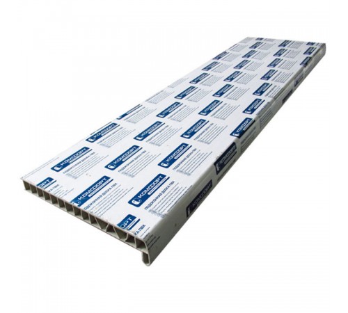 Подоконник Комфорт 100*1750 мм, белый матовый.