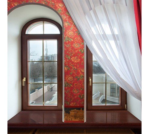 Подоконник Danke Premium 450*2700мм. Mahagony — красное дерево