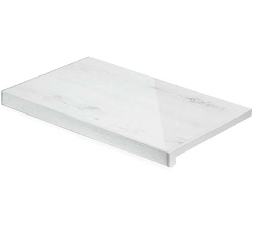 Подоконник Crystallit 100*1000 мм, белый дуб глянцевый.