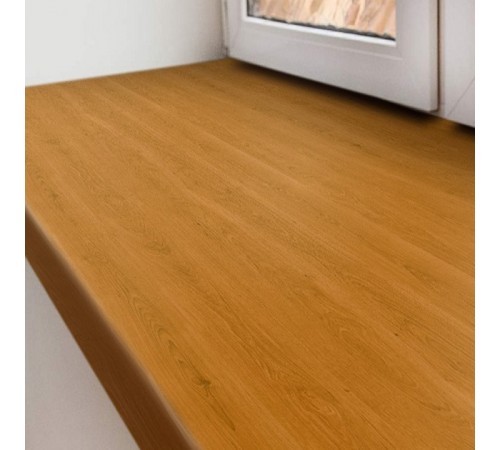 Подоконник Crystallit 100*1000 мм, дуб золотой матовый.