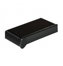 Подоконник пластиковый Moeller 600мм, черный ультраматовый (clean-touch)
